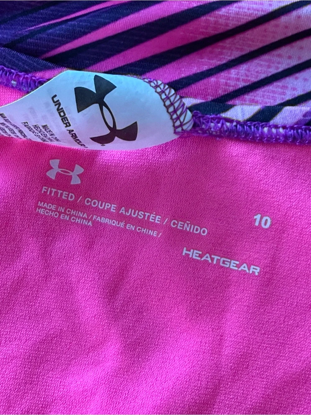 Under Armour Jetset One Piece Swimsuit Girls Size 10